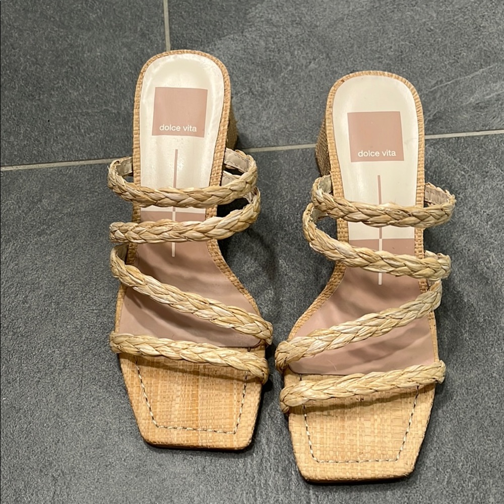 Dolce Vita Tan Braided Sandals
